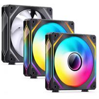Jonsbo ZL-120BR ARGB 120m Case Fan Black 3pcs