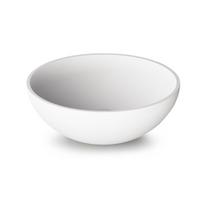 PAA Round On Silkstone akmens masės praustuvas Ø410 mm baltos matinės spalvos