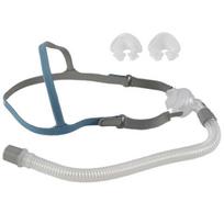 CPAP nosies pagalvėlių kaukė su galvos dirželiu knarkimo palengvinimui - S, M, L pagalvėlės ir pagalba miegui