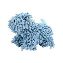 Šenilinė šuniuko rankšluostė Cute Dog Absorbent Hand Towel Daugiafunkcis šuniuko formos rankšluostis rankoms, vonios kambariui, virtuvei mėlyna