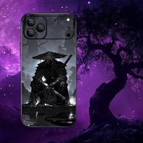 Japan S-Samurai Phone Case For iPhone 17,16,15,14,13,12,Pro,Max,Plus,E,SE4,Air,Mini Black Soft Box iPhone14ProMax