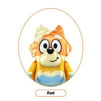Bluey ir Bingo lėlių žaislų serija Coco Mackenzie Mia Rad Mielas mini dalelių surinktas anime personažas Vaikų žaislas Dovana