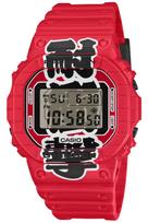 Pagamintas ekologiškai raudonos spalvos [Casio] G-Shock laikrodis, Japonija, „Raudonosios žibintuvėlio“ dizainas, Medžiagos, DW-5600AKA-4JR, Vyriškas,