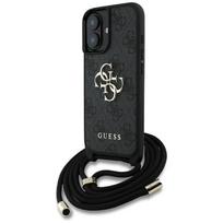 Dėklas iPhone 16 Plus Guess 4G Big Logo Juodas