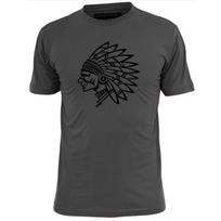 Vyriški indėnų vado galvos apdangalo marškinėliai Lakota Sioux Apache S