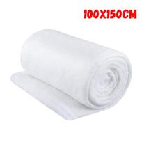 Artificial White Snow Cotton Christmas Fake Snow Fluffy Fiber Stuffing Snow Blanket Roll Xmas Tree Backdrop Covering Party Decor 1PC