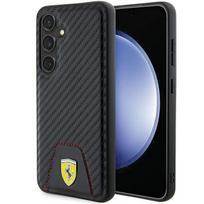 Dėklas Samsung Galaxy S24 Ferrari Carbon Juodas