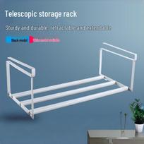 Retractable Hanging Shoe Rack - Layered Under-Cabinet Storage Solution balta
