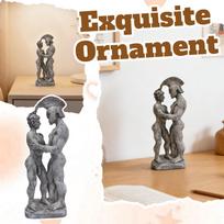 Achilo ir Patroklo statula, figūrų iš graikų mitologijos skulptūra, klasikinė palydos meno puošmena. One Size