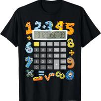 Calculator Costume Maths Idea For Kids & Calculator T-Shirt S juoda