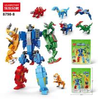 Dinozauras Transformuojantis Robotas Statybiniai Blokeliai Surinkimas Deformacija Dino Pasaulis Statybos Rinkinys Figūrėlės Plytos Edukaciniai Žaislai