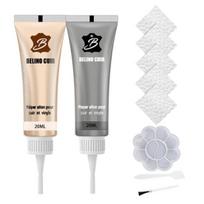 20ml Dirbtinės odos remonto gelio rinkinys Vinilo restauravimo kremo rinkinys Remontuoja įbrėžimus įtrūkimus Odinių baldų priežiūros produktai F