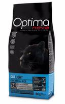 OPTIMA Nova Cat Light Sausas ėdalas katėms svorio kontrolei , 8 kg