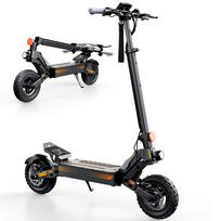 iScooter W10 Elektrinis paspirtukas 1200W 48V 15Ah, 40KM/H, 10  bekamerės padangos, sulankstomas, diskiniai stabdžiai ir programėlė W10 40km/h juoda