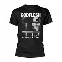 Godflesh Unisex Adult Decline & Fall T-Shirt S juoda