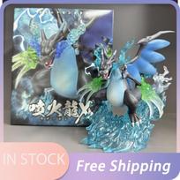 18cm Charizard Anime Figūrėlė Charizard X Evoliucija PVC Veiksmo Figūrėlė GK Kolekcinė Statulėlė Modelis Stalo Ornamentas Žaislas Dovana with box
