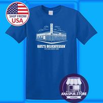 Katz's Delicatessen Restoranas Vyriškas Mėlynas Dydis S-5XL 4XL