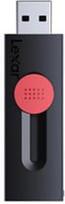 USB atmintinė Lexar JumpDrive D300, juoda sp./raudona sp., 64GB