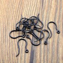 50pcs 12x15mm Hypoallergenic Silicone Resin Earrings Hooks Findings Anti allergy Ear Wire Hooks DIY Jewelry Making Accessories juoda
