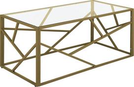 Kavos staliukas Shumee Orland, aukso sp., 50 cm x 100 cm x 45 cm