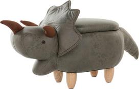 Pufas Beliani Triceratops, žalia sp., 42 cm x 92 cm x 56 cm