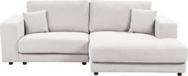 Kampinė sofa Beliani Lofoten, balta sp., dešininė, 250 x 190 cm x 86 cm