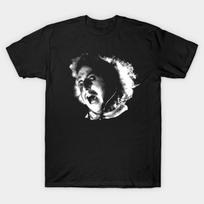 Men Black Print T-shirt Young Frankenstein - Gene Wilder No-Cut Transfer Paper Print Cotton Tshirt 3XL juoda