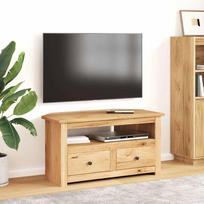 Kampinė TV spintelė Panama 93x49x49cm pušies masyvas