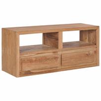 Televizoriaus spintelė 90x30x40cm tikmedžio medienos masyvas