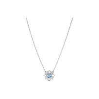 Swarovski 125-ojo jubiliejaus „Sunshine“ serijos saulėgrąžos karoliai moterims Sidabriniai 5536742 Box (Random Color)