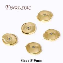 18K/14K Gold Plated Locking Earring Backs For Studs,Earring Back Stoppers Findings,Supplies For Jewelry,DIY Earring Accessories 4 pcs