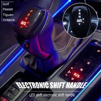 For VW golf 7 passat B8 tiguan MK2 CC Scirocco Octavia Kodiaq superb jetta MK5 MK6 seat ibiza leon LED Electronic Shift WHITE-Chrome