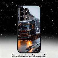 S-SCANIA Sunkvežimiai SA-AB Telefono dėklas Samsung S25,S24,S21,S22,S23,S30,Ultra,S20,Plus,Fe,Lite,Note,10 Juodas Minkštas korpusas Samsung S205G