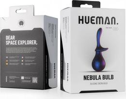 Analinis dušas EasyToys Hueman Nebula Bulb iš latekso neturinčio silikono, 220 ml talpa, lengvai valomas dizainas