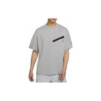 Nike Dri-Fit Tech Zip Pocket Short Sleeve T-Shirt Men Tops Grey DH7818-063 M