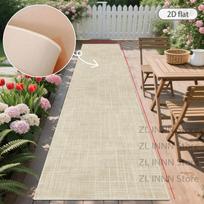 Kremas Smėlio Spalvos Ilgas Takelis Kilimas Lauko Veranda Neslystantis Plaunamas Takelis Kilimėlis Dekoras Namų Svetainė Virtuvės Kilimas Takelis Koridorius 60x200cm