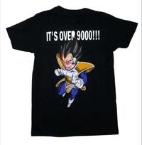Dragon Ball Z Marškinėliai Vyrams Vegeta Tai Daugiau Nei 9000 Anime Grafika Trumpomis Rankovėmis Oversized Streetwear Laisvo Kirpimo Anime Gerbėjo Marškinėlis 4XL