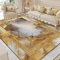 Luxury Style Living Room Large Area Rug Home Room Decor Floor Mats Lounge Sofa Coffee Non-slip Carpet Bedroom Cloakroom Washable 60x90cm