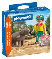 PLAYMOBIL  DuoPack Ranger with Rhino 72025
