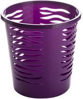 Šiukšliadėžė Branq Zebra, violetinė sp., 10 l, 26.5 cm x 26 cm