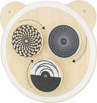 Lavinamoji lenta, meška Viga Toys Spinning Points, 30 cm, ruda sp.