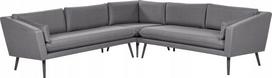 Kampinė lauko sofa Beliani Loretello, pilka sp., 157 cm x 243 cm x 70 cm
