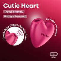 Satisfyer Cutie Heart Battery Series Pink