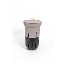 Taupe spalvos komposto dėžė – Plastia