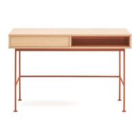 Rašomasis stalas su ąžuolo dekoro stalviršiu 60x120 cm Yoko – Teulat