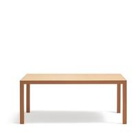 Valgomojo stalas su ąžuolo masyvo stalviršiu 75x180 cm Alma – Teulat
