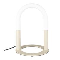 Smėlio spalvos iš metalo stalinis šviestuvas LED su pritemdymo funkcija (aukštis 36 cm) Arch – Zuiver