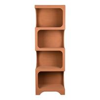 Terakotos spalvos knygų spinta 60x181x37 cm Dundee – Dutchbone