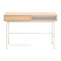 Rašomasis stalas su ąžuolo dekoro stalviršiu 60x120 cm Yoko – Teulat