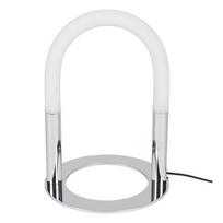 Sidabrinės spalvos iš metalo stalinis šviestuvas LED su pritemdymo funkcija (aukštis 36 cm) Arch – Zuiver